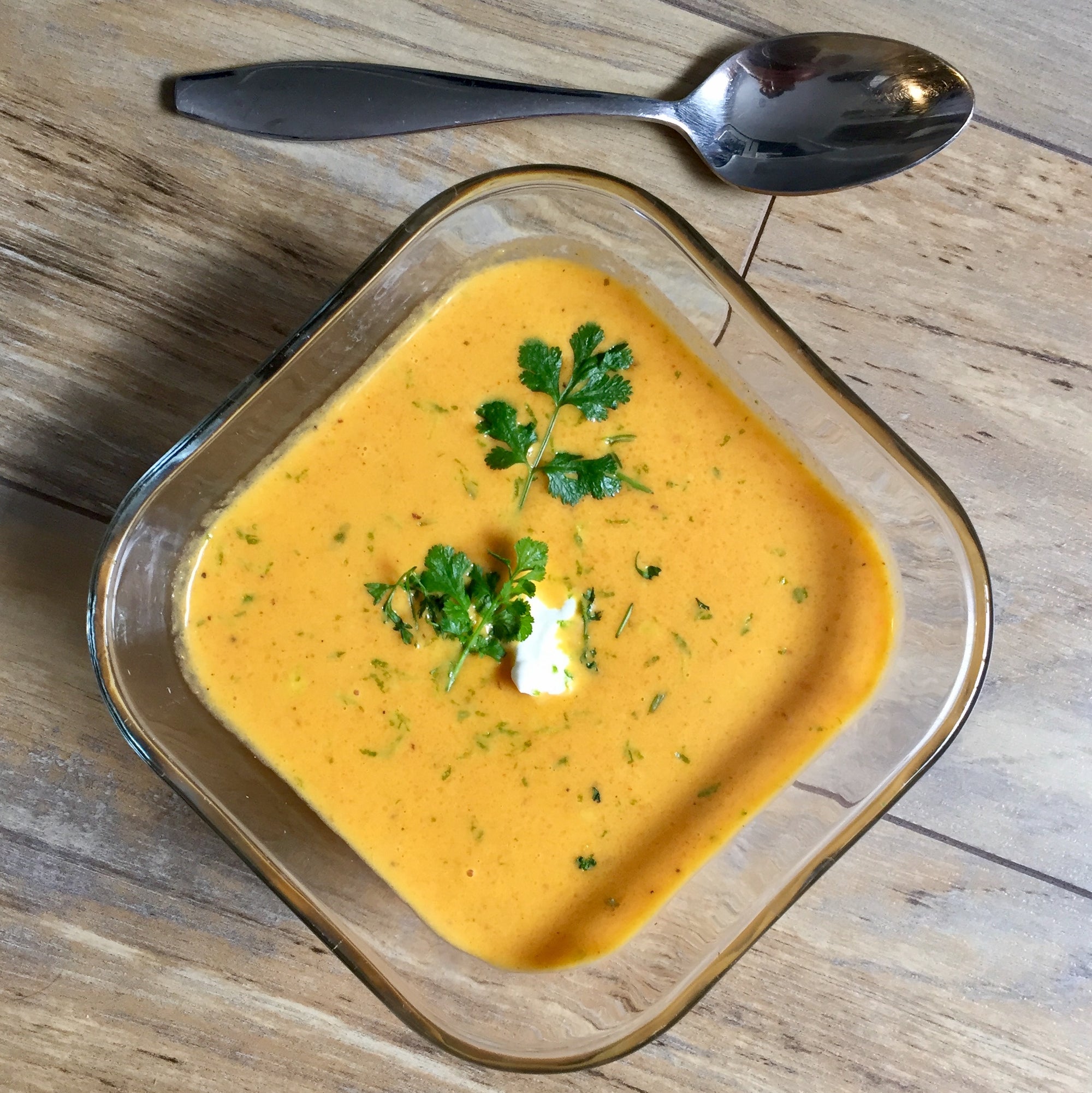 Zesty Chilled Carrot Soup