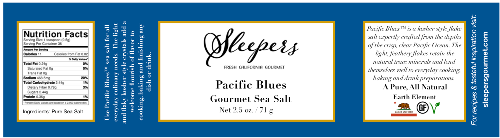 Pacific Blues - Gourmet Salt