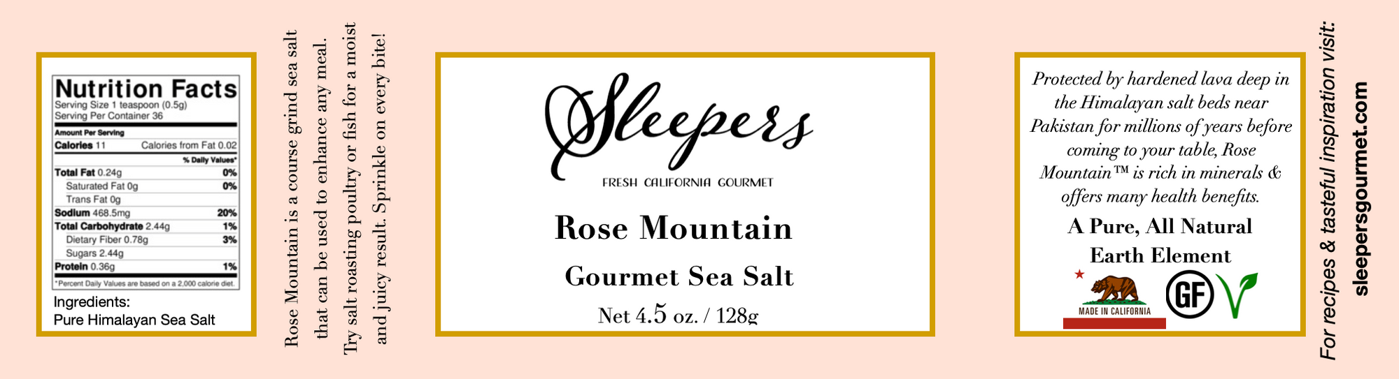 Rose Mountain - Gourmet Salt