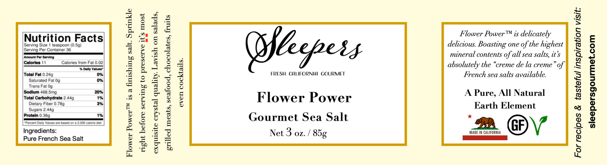 Flower Power - Gourmet Finishing Salt