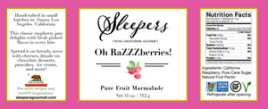 Oh Razzzberries! - Gourmet Jam