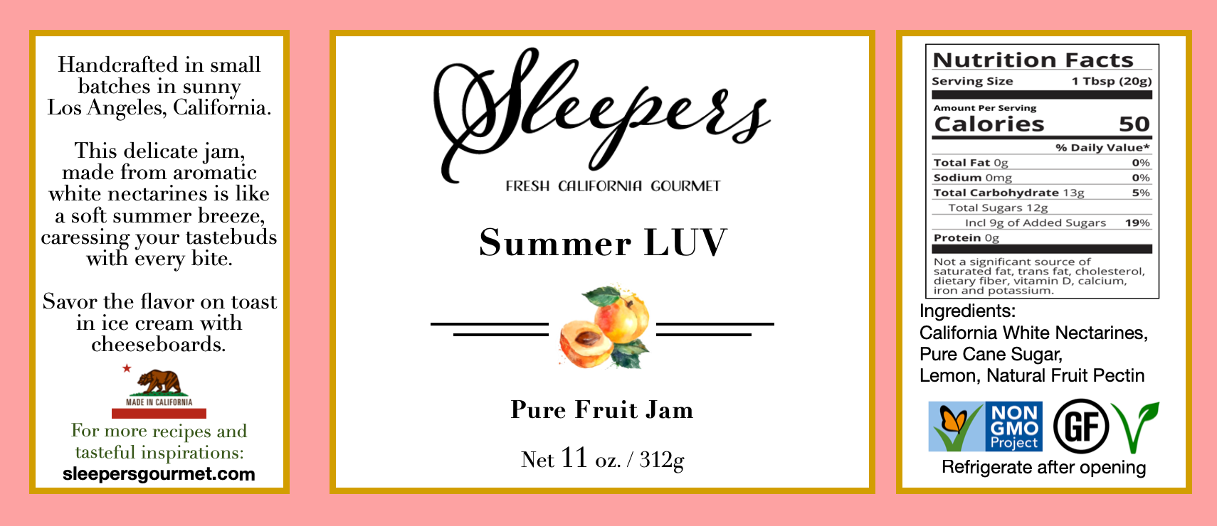 Summer LUV Nectarine Jam